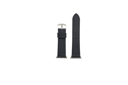 38/40/41MM Full Grain Leather Watch Straps - Black