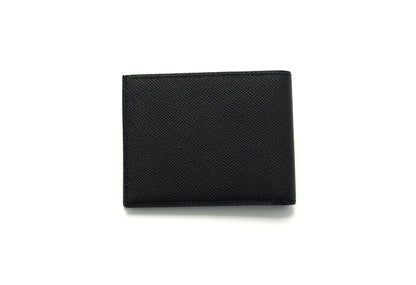Calfskin Wallet - Black - 6-Pocket Slim
