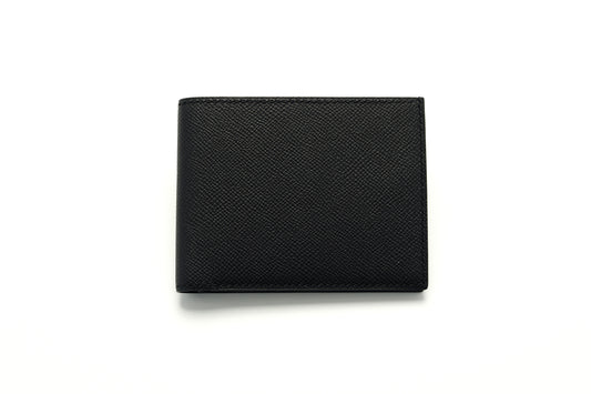 Calfskin Wallet - Black - 8-Pocket Slim