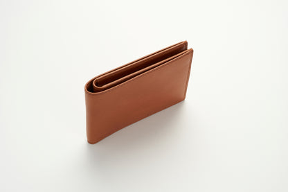 Vegetable Tanned Leather Wallet - Brown - 8-Pocket