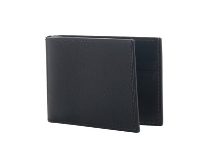 Vegetable Tanned Leather Wallet - Dark Brown Slim w/ID Window